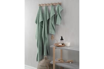 Håndkle Basic Frotté - Grønn - Tekstiler & tepper - Baderomstekstiler