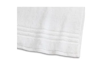 Håndkle Basic Frotté - Hvit - Tekstiler & tepper - Baderomstekstiler