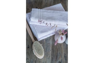 Håndkle Basic Frotté - Hvit - Tekstiler & tepper - Baderomstekstiler