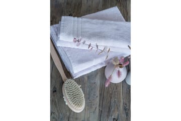 Håndkle Basic Frotté - Hvit - Tekstiler & tepper - Baderomstekstiler