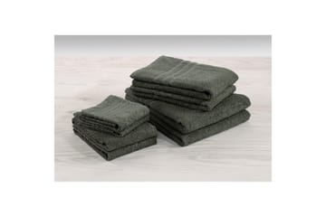 Håndkle Basic Frotté - Mørk grønn - Tekstiler & tepper - Baderomstekstiler