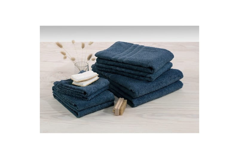 Håndkle Basic Frotté - Marineblå - Tekstiler & tepper - Baderomstekstiler
