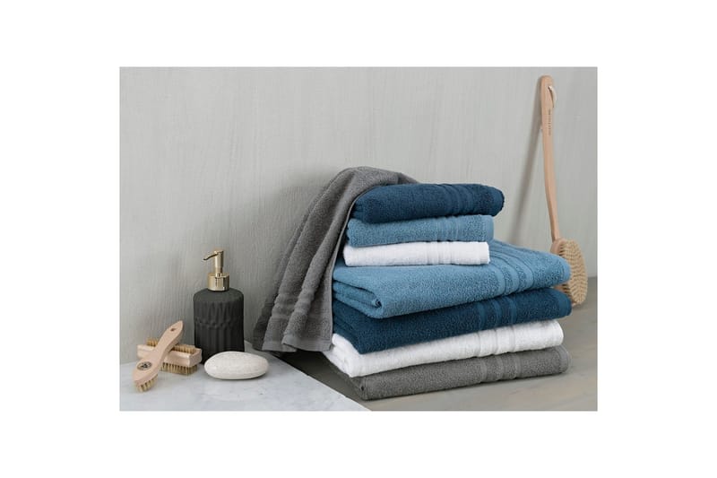 Håndkle Basic Frotté - Marineblå - Tekstiler & tepper - Baderomstekstiler
