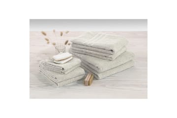 Håndkle Basic Frotté - Sand - Tekstiler & tepper - Baderomstekstiler