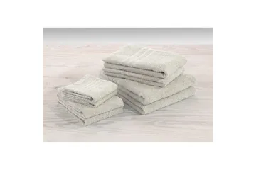 Håndkle Basic Frotté - Sand - Tekstiler & tepper - Baderomstekstiler