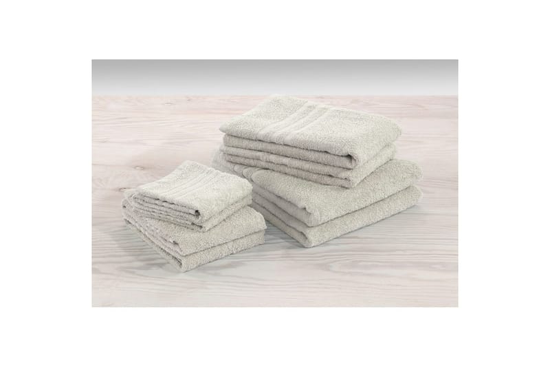 Håndkle Basic Frotté - Sand - Tekstiler & tepper - Baderomstekstiler
