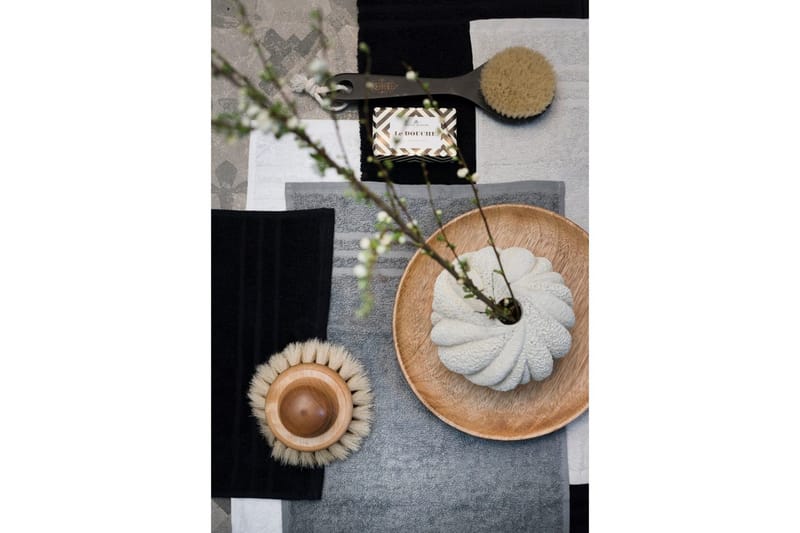 Håndkle Basic Frotté - Svart - Tekstiler & tepper - Baderomstekstiler