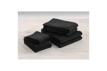 Håndkle Basic Frotté - Svart - Tekstiler & tepper - Baderomstekstiler