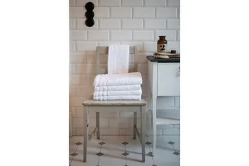 Håndkle Corfu Hvit - 50 x 70 cm - Tekstiler & tepper - Baderomstekstiler