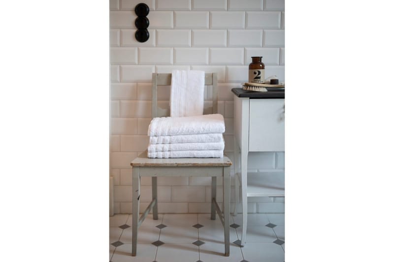 Håndkle Corfu Hvit - 50 x 70 cm - Tekstiler & tepper - Baderomstekstiler