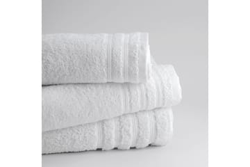 Håndkle Corfu Hvit - 50 x 70 cm - Tekstiler & tepper - Baderomstekstiler