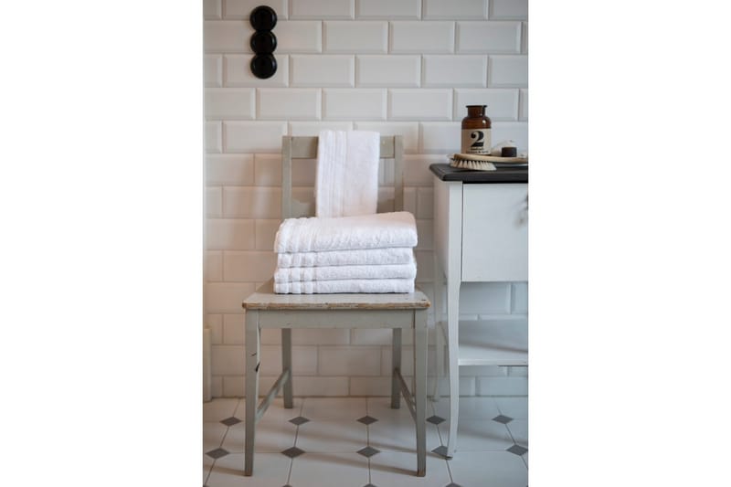 Håndkle Corfu Hvit - 50 x 70 cm - Tekstiler & tepper - Baderomstekstiler