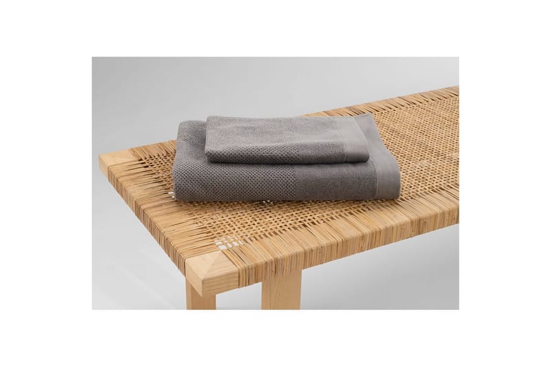 Håndkle Enzo 50 x 70 cm - Grå - Tekstiler & tepper - Baderomstekstiler