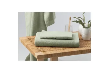 Håndkle Enzo 50 x 70 cm - Grønn - Tekstiler & tepper - Baderomstekstiler