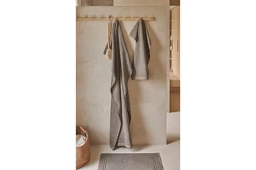 Håndkle Helle 50 x 70 cm - Brun - Tekstiler & tepper - Baderomstekstiler