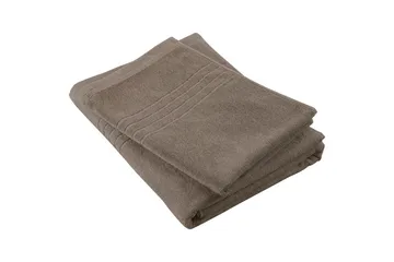 Håndkle Helle 50 x 70 cm - Brun - Tekstiler & tepper - Baderomstekstiler