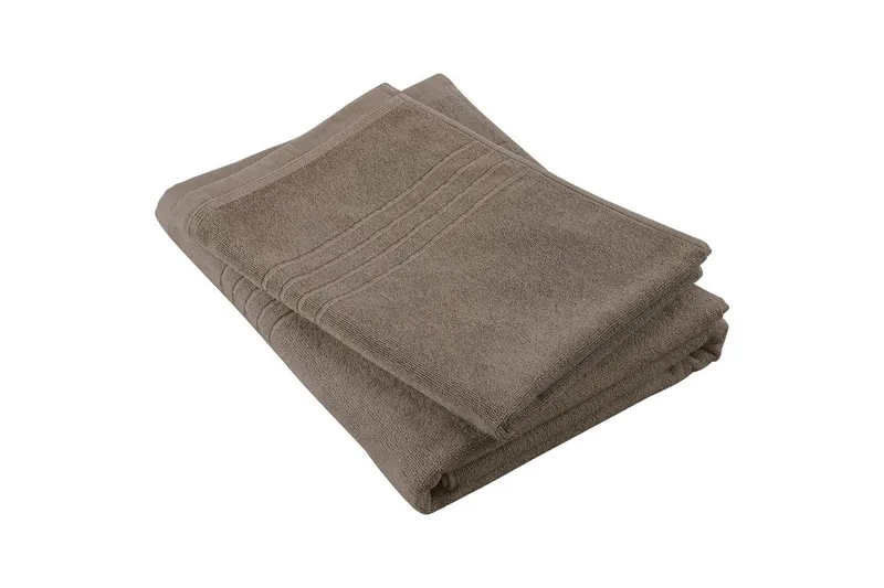 Håndkle Helle 50 x 70 cm - Brun - Tekstiler & tepper - Baderomstekstiler