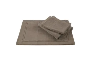 Håndkle Helle 50 x 70 cm - Brun - Tekstiler & tepper - Baderomstekstiler