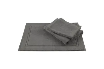 Håndkle Helle 50 x 70 cm - Grå - Tekstiler & tepper - Baderomstekstiler