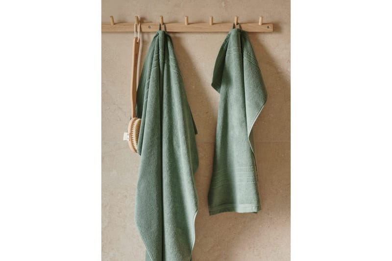 Håndkle Helle 50 x 70 cm - Grønn - Tekstiler & tepper - Baderomstekstiler