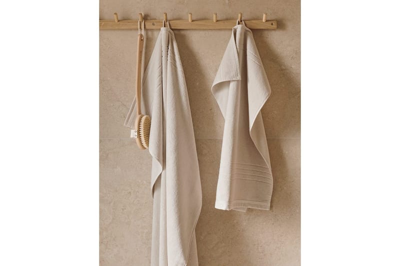 Håndkle Helle 50 x 70 cm - Sand - Tekstiler & tepper - Baderomstekstiler