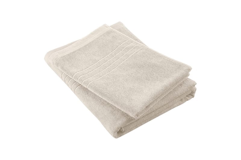 Håndkle Helle 50 x 70 cm - Sand - Tekstiler & tepper - Baderomstekstiler