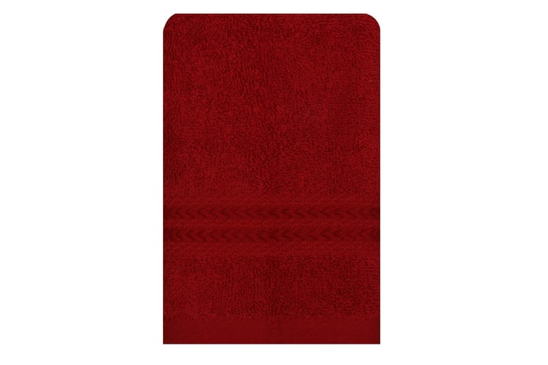 Håndkle Hobby 30x50 cm - Rød - Baderomstekstiler - Håndklær