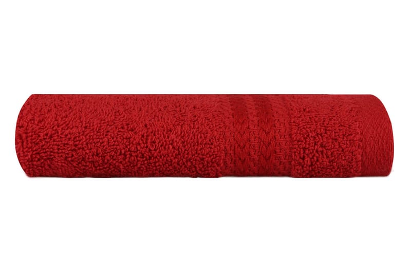 Håndkle Hobby 30x50 cm - Rød - Baderomstekstiler - Håndklær