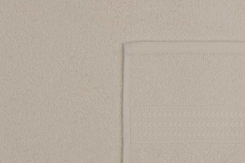 Håndkle Hobby 50x90 cm - Creme - Baderomstekstiler - Håndklær
