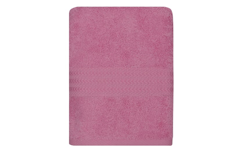 Håndkle Hobby 50x90 cm - Rosa - Baderomstekstiler - Håndklær