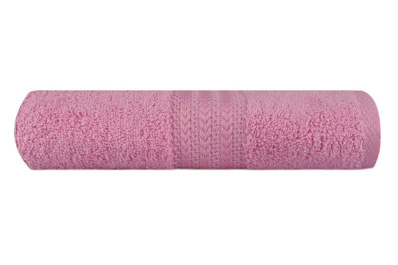 Håndkle Hobby 50x90 cm - Rosa - Baderomstekstiler - Håndklær