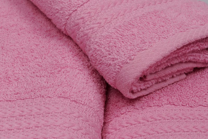 Håndkle Hobby Set om 3 - Rosa - Håndklær
