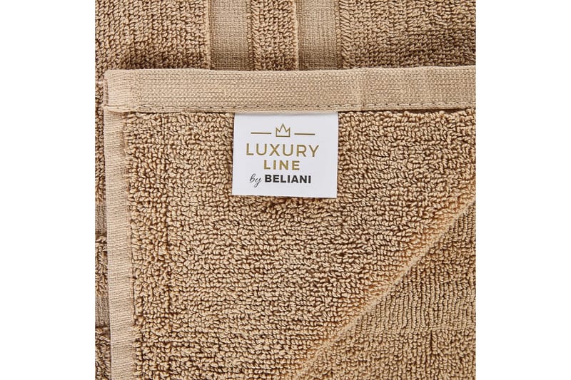 Håndkle Mitiaro sett á 9 Beige - Beige - Tekstiler & tepper - Baderomstekstiler - Håndklær
