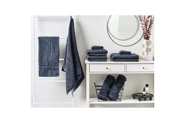 Håndkle Mitiaro sett á 9 Blå - Blå - Tekstiler & tepper - Baderomstekstiler - Håndklær