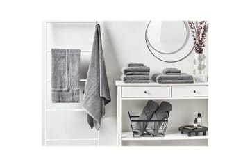 Håndkle Mitiaro sett á 9 Grå - Grå - Tekstiler & tepper - Baderomstekstiler - Håndklær