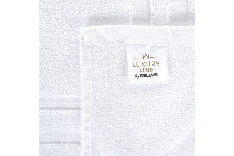 Håndkle Mitiaro sett á 9 Hvit - Hvit - Tekstiler & tepper - Baderomstekstiler - Håndklær