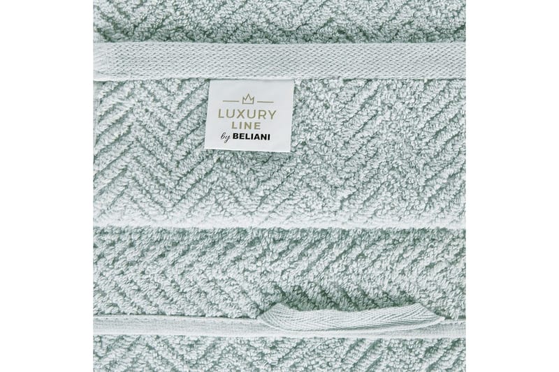 Håndkle Mitiaro sett á 9 Mintgrønn - Mintgrønn - Tekstiler & tepper - Baderomstekstiler - Håndklær