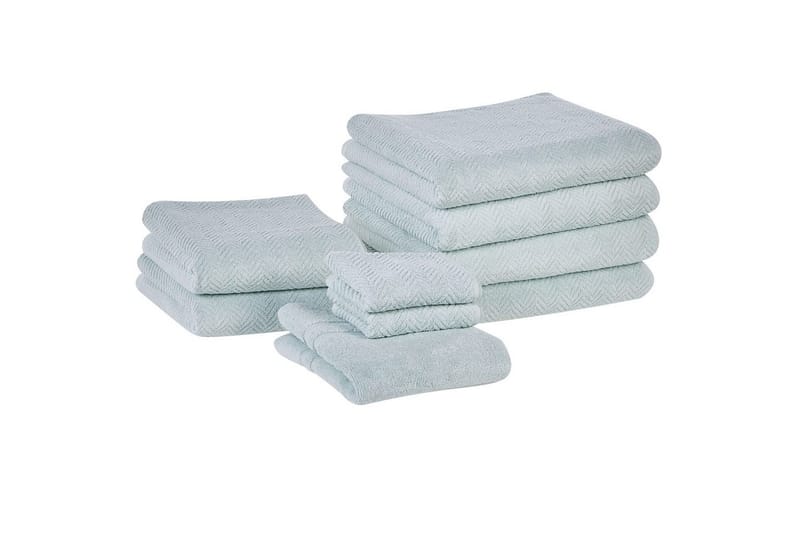 Håndkle Mitiaro sett á 9 Mintgrønn, Mintgrønn