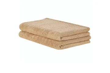Håndkle Mitiaro sett av 2 Beige