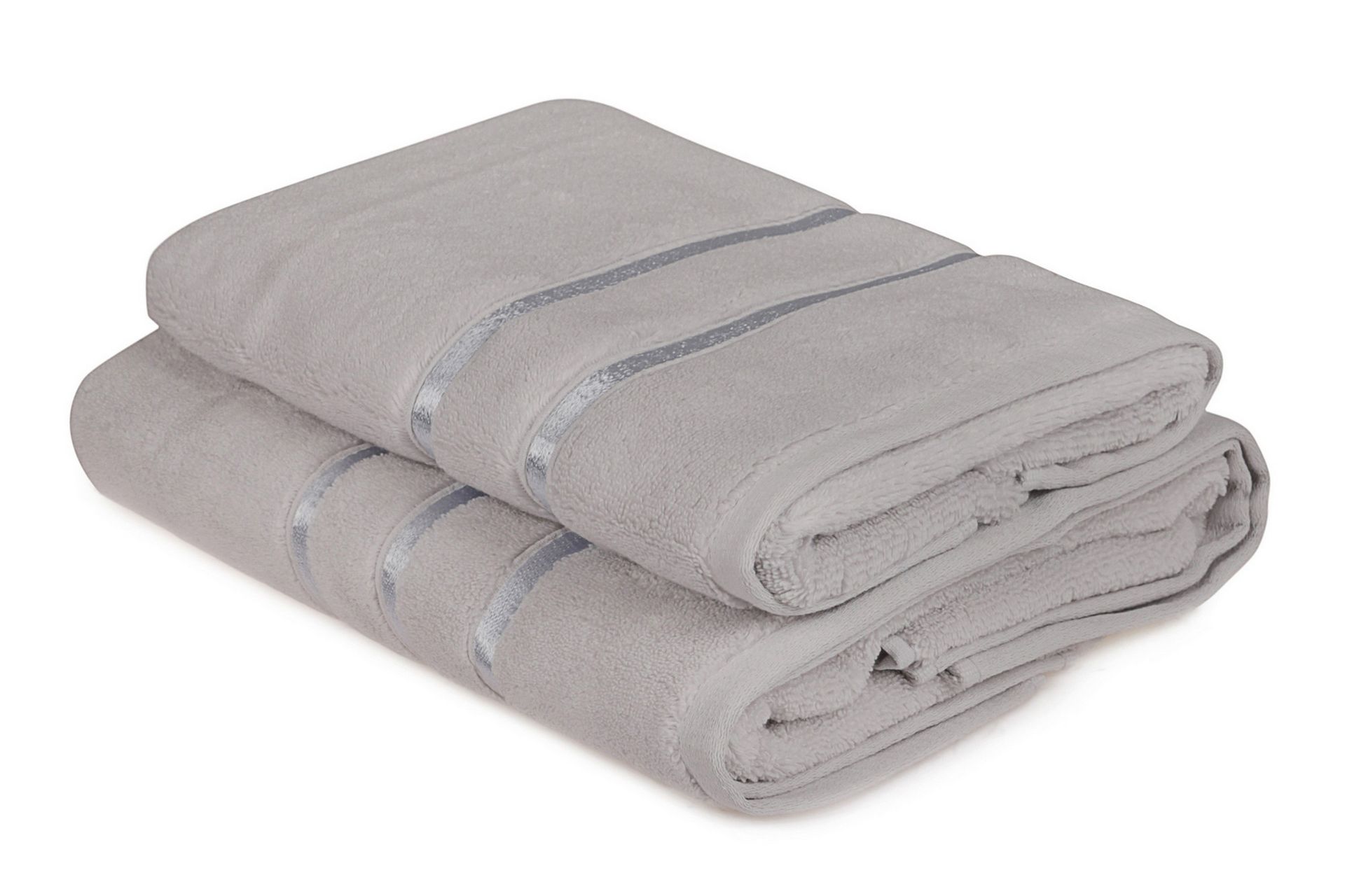 Håndkle Rhuddlan 2-pk - Lysegrå - Tekstiler & tepper - Baderomstekstiler