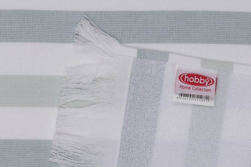 Håndkle Rhuddlan 2-pk - Grønn/Hvit - Baderomstekstiler - Håndklær