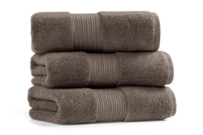 Håndkle Skeens - Mørkebrun - Baderomstekstiler - Håndklær