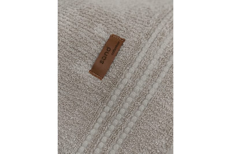Håndklesett (3 deler) Velvære Beige - Beige - Tekstiler & tepper - Baderomstekstiler