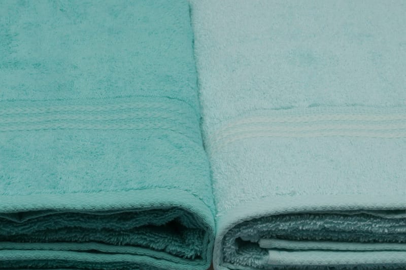 Hobby Badehåndkle 70x140 cm 4-pk - LyseGrønn/Grønn/Mint - Tekstiler & tepper - Baderomstekstiler