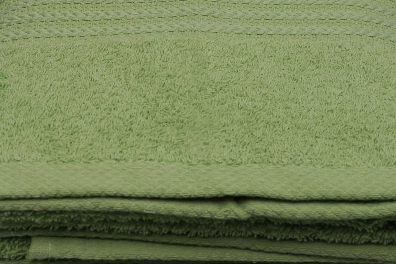 Hobby Badehåndkle 70x140 cm - Grønn - Tekstiler & tepper - Baderomstekstiler