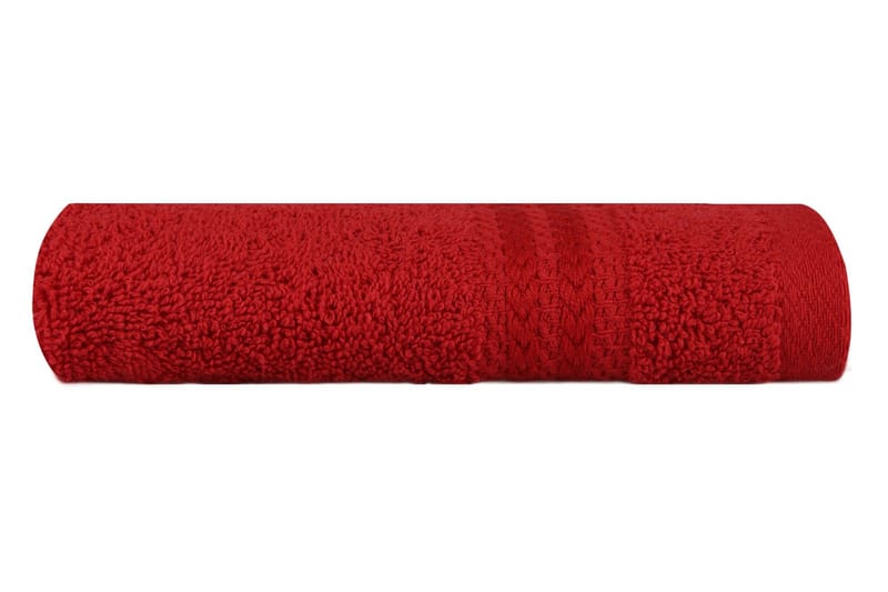 Hobby Håndkle 30x50 cm - Rød - Tekstiler & tepper - Baderomstekstiler