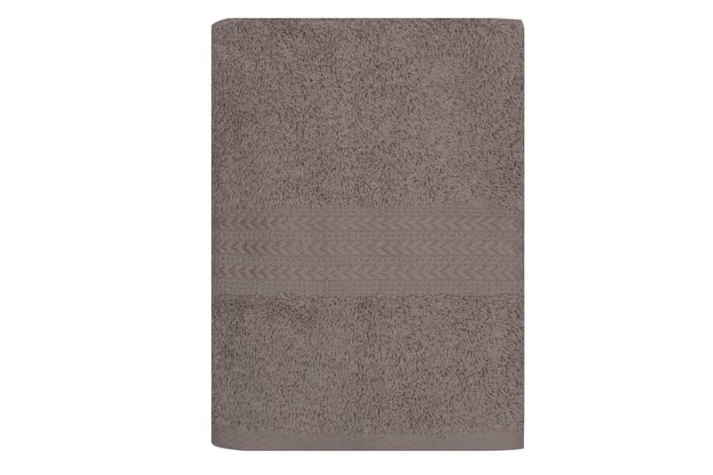 Hobby Håndkle 50x90 cm - Mørkebeige - Tekstiler & tepper - Baderomstekstiler