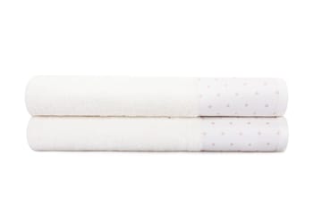 Landercost Badehåndkle 2-pk - Beige/Krem - Tekstiler & tepper - Baderomstekstiler