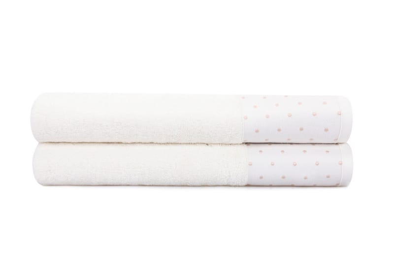Landercost Badehåndkle 2-pk - Beige/Krem - Tekstiler & tepper - Baderomstekstiler