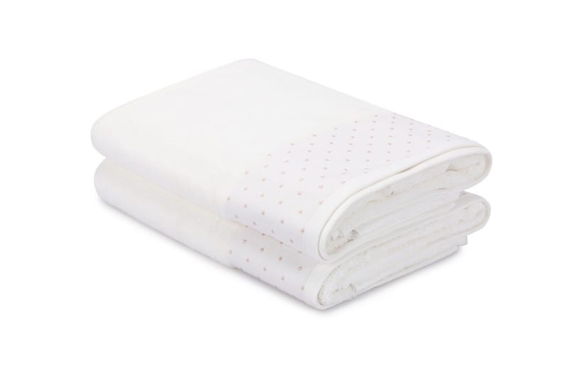 Landercost Badehåndkle 2-pk - Beige/Krem - Tekstiler & tepper - Baderomstekstiler